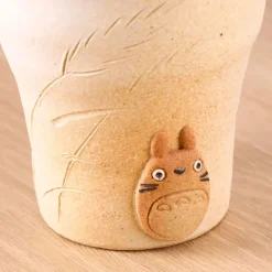 Maison Ghibli Cuisine Et Table|Tasse faite main blanche Shigariki Totoro - Mon voisin Totoro