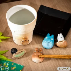 Maison Ghibli Cuisine Et Table|Tasse faite main blanche Shigariki Totoro - Mon voisin Totoro