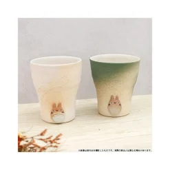 Maison Ghibli Cuisine Et Table|Tasse faite main blanche Shigariki Totoro - Mon voisin Totoro