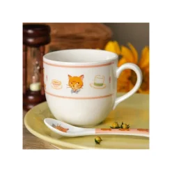 Maison Ghibli Cuisine Et Table|Tasse Heure du thé & Chats - Le Royaume des chats