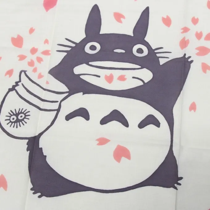 Maison Ghibli Linge De Maison|Textile|Tenugi Cerisiers en fleurs - Mon Voisin Totoro