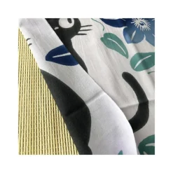 Maison Ghibli Linge De Maison|Textile|Tenugi Jiji Fleurs bleus - Kiki la petite sorcière