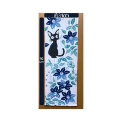 Maison Ghibli Linge De Maison|Textile|Tenugi Jiji Fleurs bleus - Kiki la petite sorcière