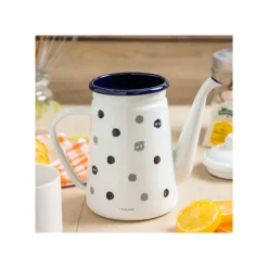 Maison Ghibli Cuisine Et Table|Théière émail Noiraudes 1,1l - Mon Voisin Totoro