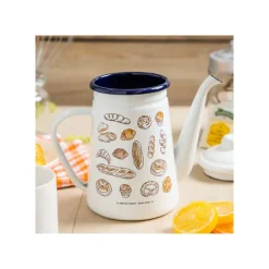 Maison Ghibli Cuisine Et Table|Théière émail Viennoiseries 1,1l - Kiki la petite sorcière