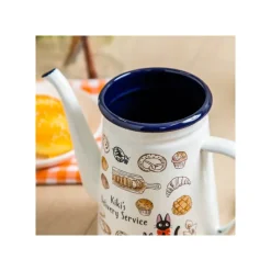 Maison Ghibli Cuisine Et Table|Théière émail Viennoiseries 1,1l - Kiki la petite sorcière