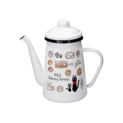 Maison Ghibli Cuisine Et Table|Théière émail Viennoiseries 1,1l - Kiki la petite sorcière