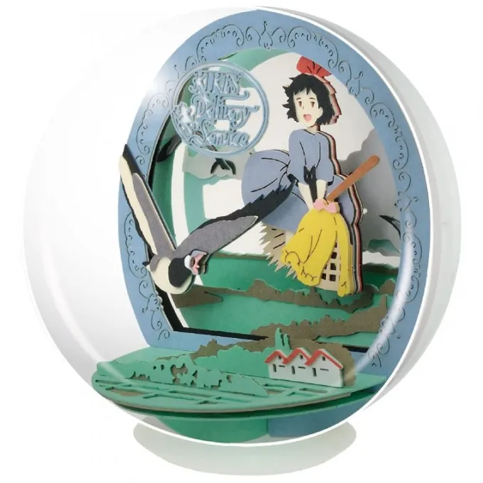 Maison Ghibli Loisirs Créatifs|Théâtre de papier sphère Kiki vole -Kiki la petite sorcière