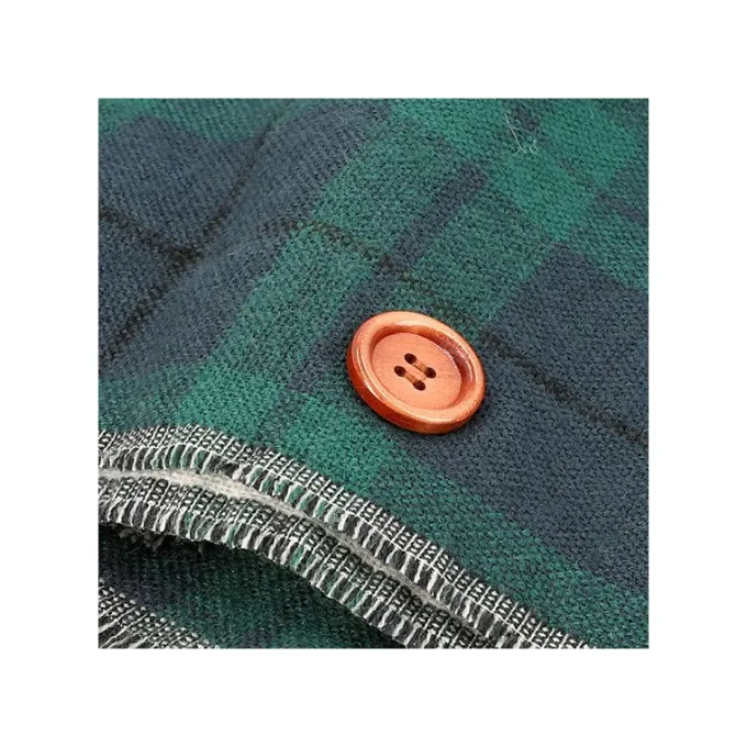Maison Ghibli Textile|Étole avec accroche Totoro motifs à carreaux - Mon Voisin Totoro