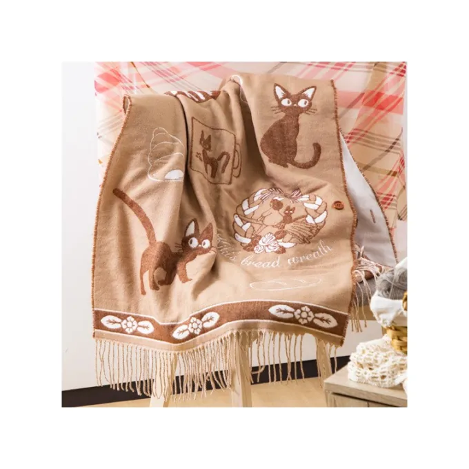 Maison Ghibli Textile|Étole Beige Jiji - Kiki la petite sorcière