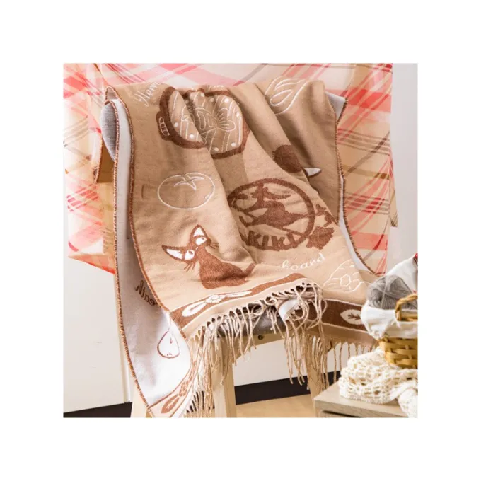 Maison Ghibli Textile|Étole Beige Jiji - Kiki la petite sorcière