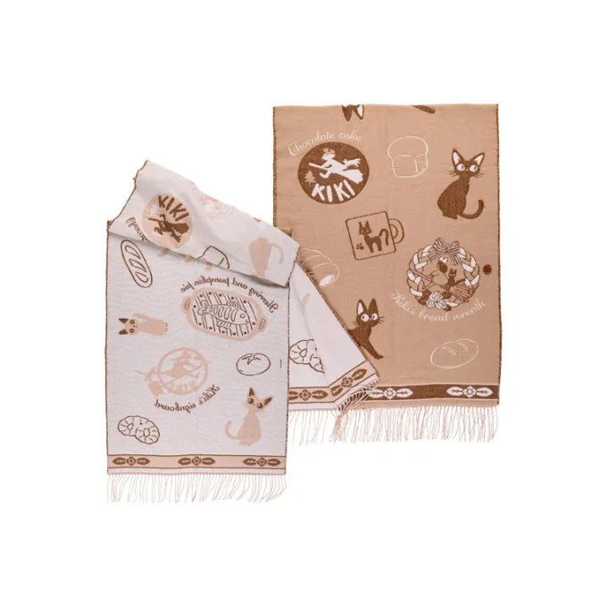 Maison Ghibli Textile|Étole Beige Jiji - Kiki la petite sorcière