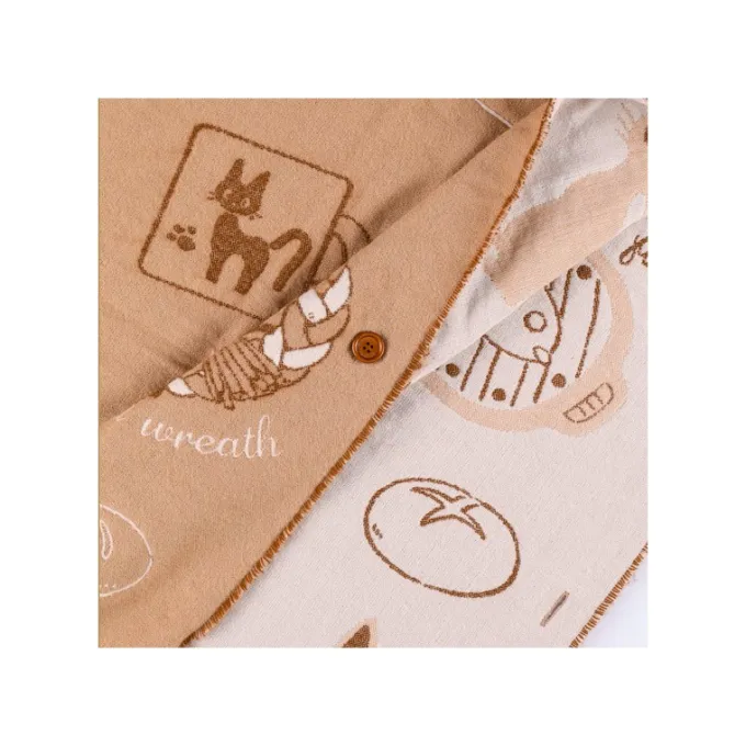 Maison Ghibli Textile|Étole Beige Jiji - Kiki la petite sorcière