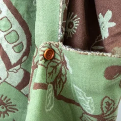 Maison Ghibli Textile|Étole vert clair Totoro & Chatbus - Mon Voisin Totoro