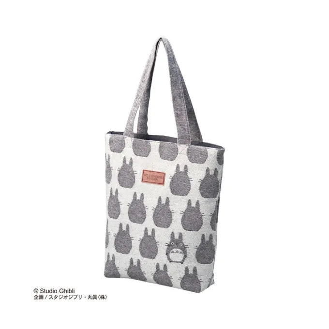 Maison Ghibli Sacs|Tote bag Silhouette Totoro Gris - Mon Voisin Totoro