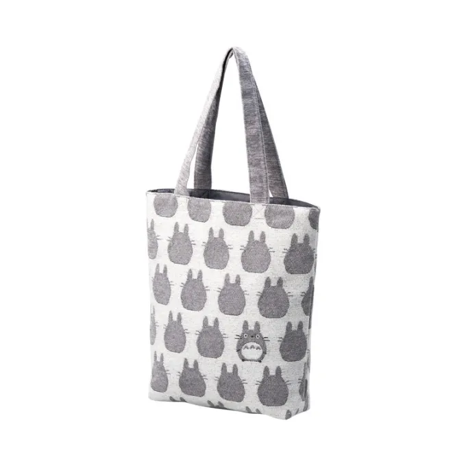 Maison Ghibli Sacs|Tote bag Silhouette Totoro Gris - Mon Voisin Totoro