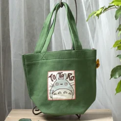 Maison Ghibli Sacs|Tote bag Totoro Vert d'automne - Mon Voisin Totoro