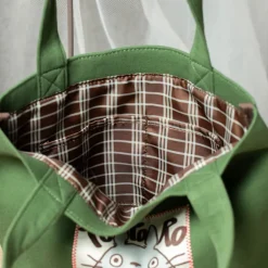 Maison Ghibli Sacs|Tote bag Totoro Vert d'automne - Mon Voisin Totoro