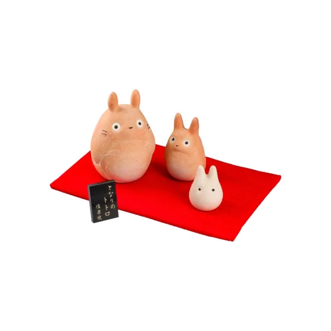 Maison Ghibli Statues|Trois Statuettes Totoro Shigaraki - Mon Voisin Totoro
