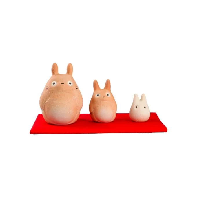 Maison Ghibli Statues|Trois Statuettes Totoro Shigaraki - Mon Voisin Totoro