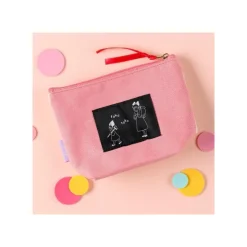 Maison Ghibli Classement|Trousse brodée Jiji en cage - Kiki la petite sorcière