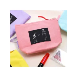 Maison Ghibli Classement|Trousse brodée Jiji en cage - Kiki la petite sorcière