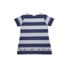 Maison Ghibli Textile|Tunique À Rayures Kiki Koriko Ville Noir&Blanc - Kiki la petite sorci