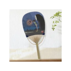 Maison Ghibli Accessoires|Éventail Bamboo Chihiro & No Face - Le Voyage de Chihiro