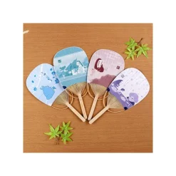 Maison Ghibli Accessoires|Éventail Bamboo Chihiro & No Face - Le Voyage de Chihiro