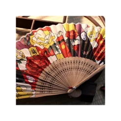 Maison Ghibli Accessoires|Éventail Fleurs d’Unabara - Le Voyage de Chihiro