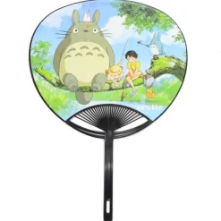Maison Ghibli Accessoires|Éventail Totoro à la Pêche - Mon Voisin Totoro