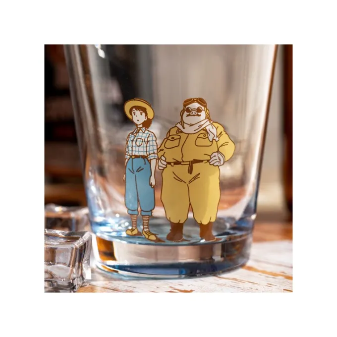 Maison Ghibli Cuisine Et Table|Verre décoré Marco & Fio - Porco Rosso