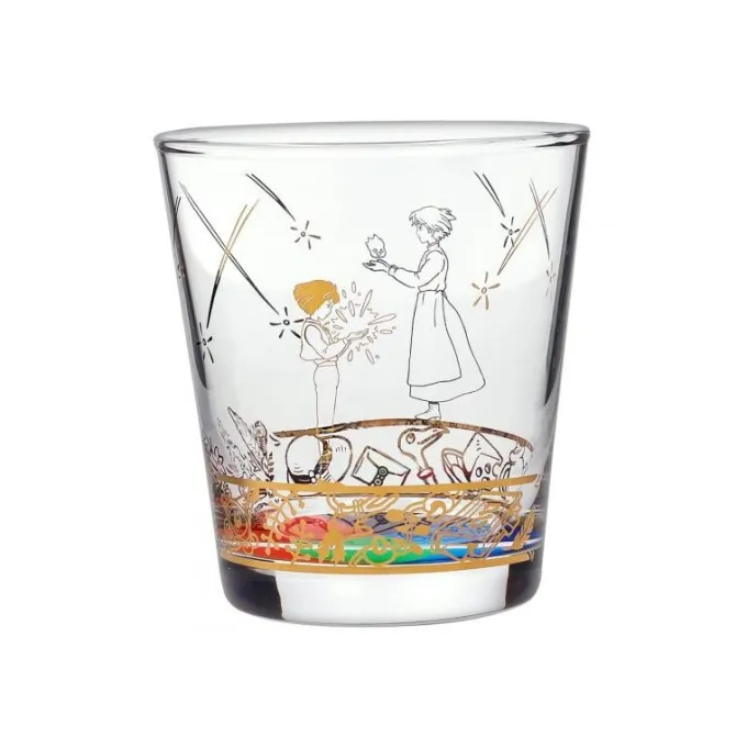 Maison Ghibli Cuisine Et Table|Verre Gravé Howl et Sophie - Le Château ambulant