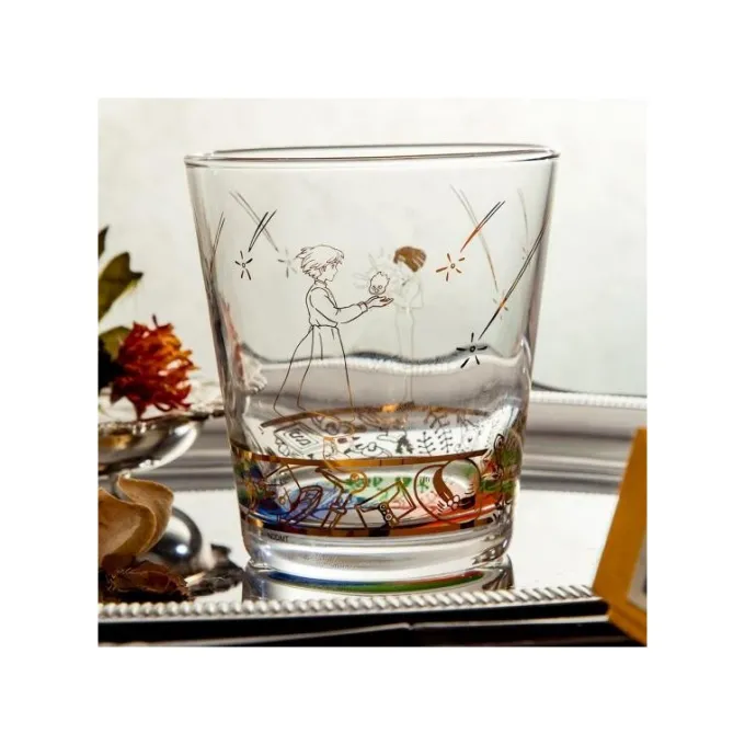 Maison Ghibli Cuisine Et Table|Verre Gravé Howl et Sophie - Le Château ambulant