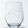 Maison Ghibli Cuisine Et Table|Verre gravé Totoro et gland - Mon Voisin Totoro