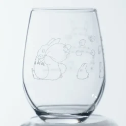 Maison Ghibli Cuisine Et Table|Verre gravé Totoro et gland - Mon Voisin Totoro
