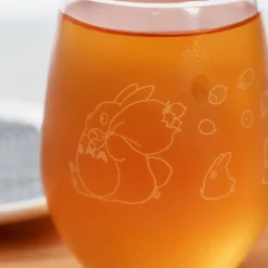 Maison Ghibli Cuisine Et Table|Verre gravé Totoro et gland - Mon Voisin Totoro