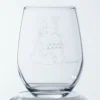 Maison Ghibli Cuisine Et Table|Verre gravé Totoro et trèfle blanc - Mon Voisin Totoro