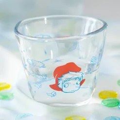 Maison Ghibli Cuisine Et Table|Verre transparent Ponyo sous la mer - Ponyo sur la falaise