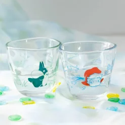 Maison Ghibli Cuisine Et Table|Verre transparent Ponyo sous la mer - Ponyo sur la falaise