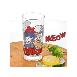 Maison Ghibli Cuisine Et Table|Verre Vintage Meow - Kiki la petite sorcière