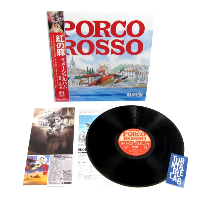 Maison Ghibli Culture|Vinyle Soundbook édition limitée livret 4 p - Porco Rosso